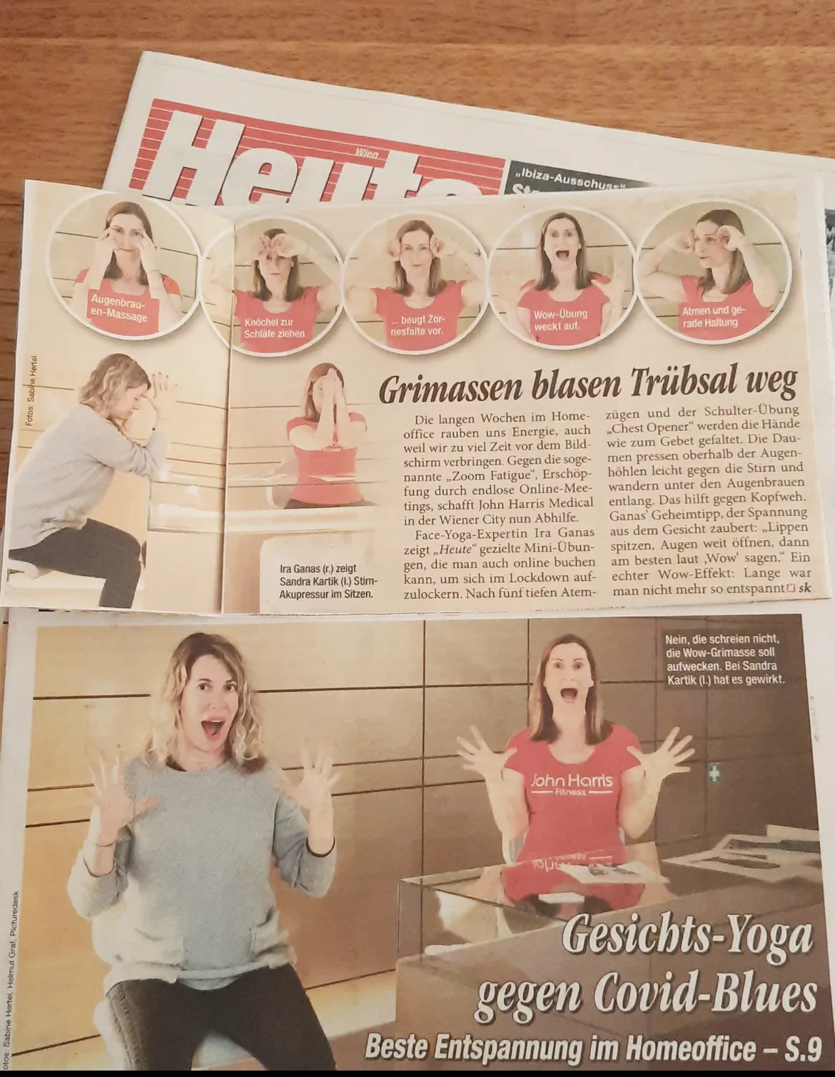Zeitungsartikel aus der Heute